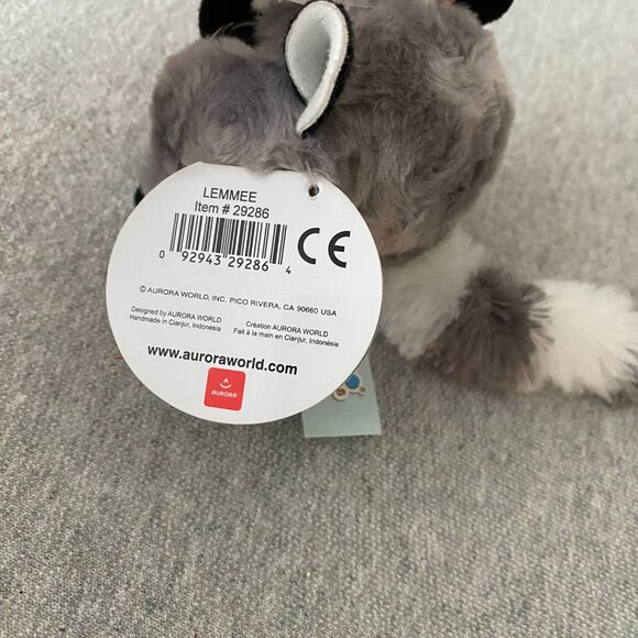 NWT Aurora YooHoo & Friends Lemmee Lemur Mini Round Ball 3" 2017 - Picture 8 of 12